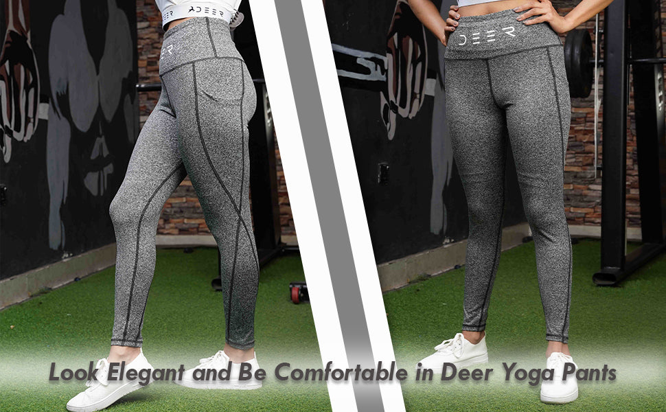 Deer Yoga Pants